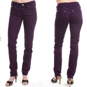 Silver Women's Suki Skinny Purple Cords - Size 28/31